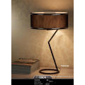 Steel Desk Light with Fabric Shade (6904-3B)